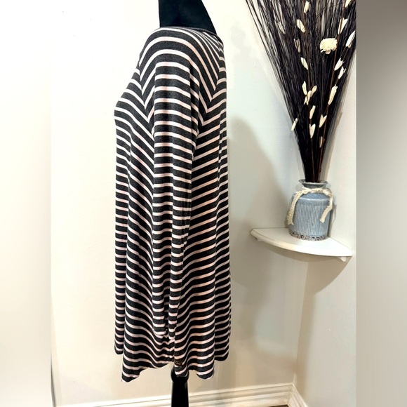 Matilda Jane casual Black and White Striped Long Sleeve Dress/Tunic - Picture 3 of 8